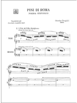 Pini di Roma. 4 mains - RESPIGHI - Partition - Piano